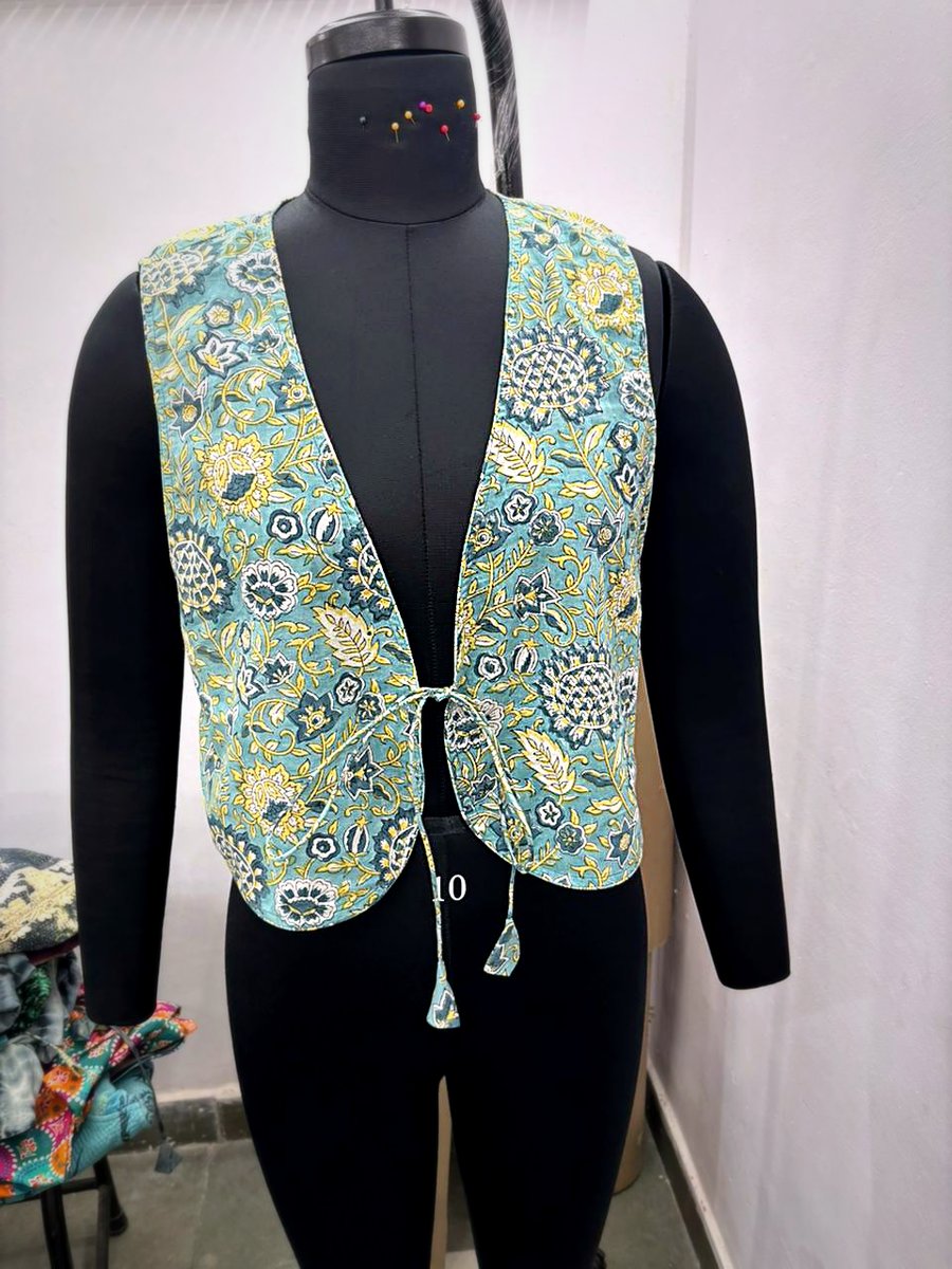 Embellished Floral Waistcoat