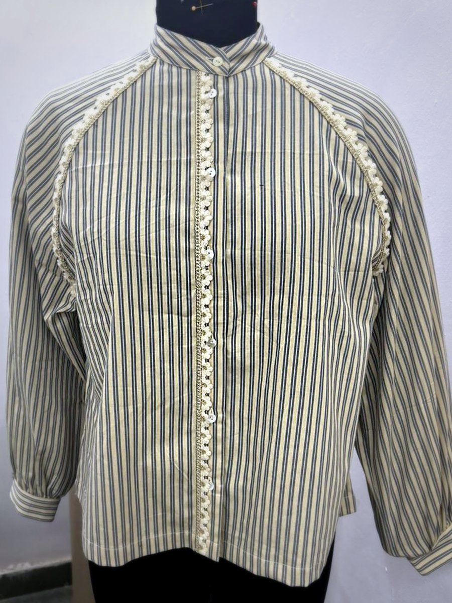 Pearl-Button Pintuck Jacket